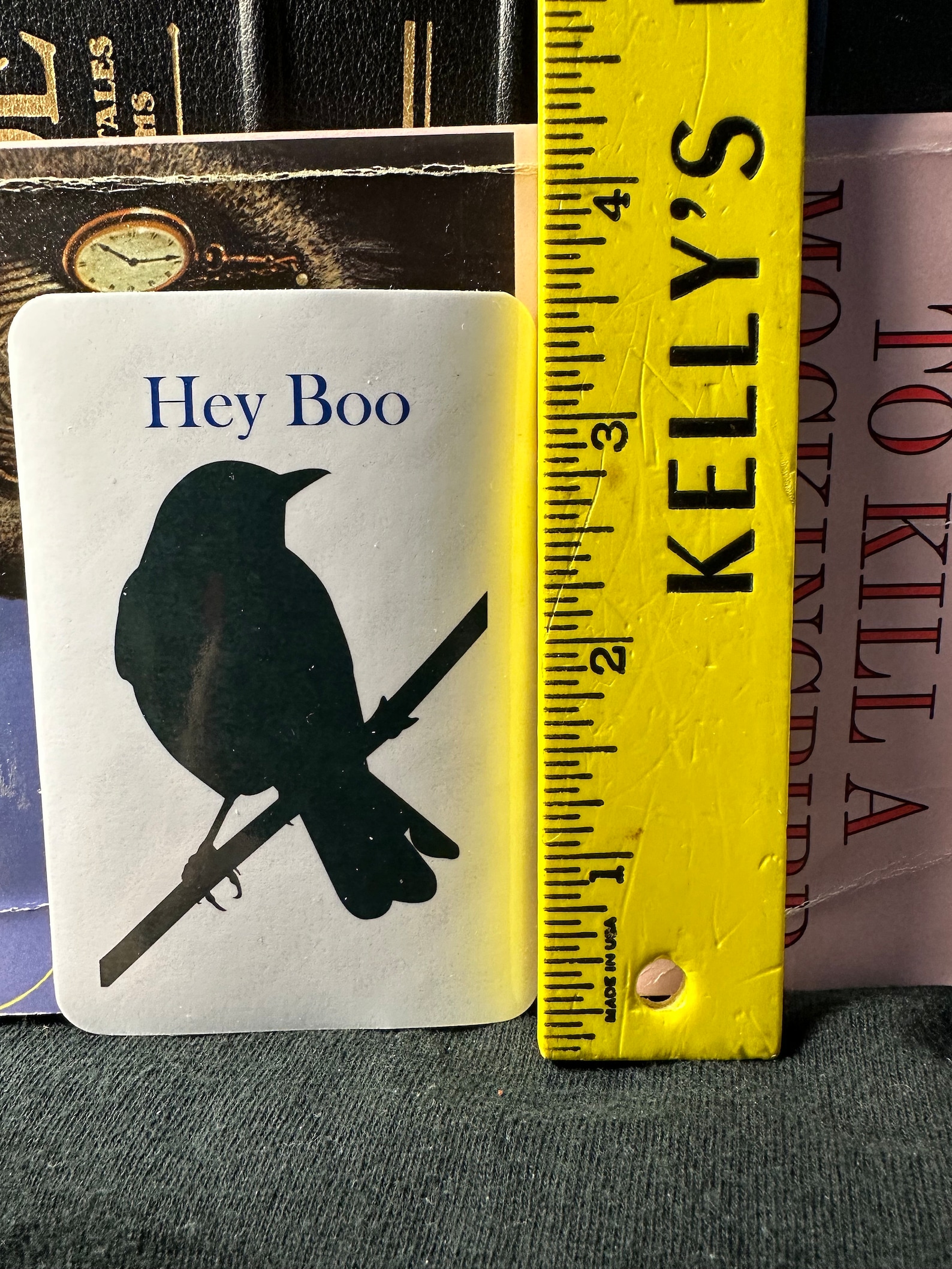 Hey Boo Solid Sticker Inspired by Harper Lee’s to Kill a Mockingbird - Etsy