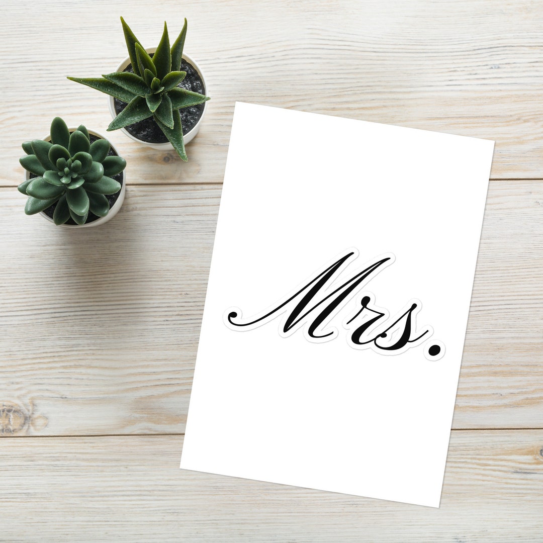 Bride Collection: Sticker Sheet - Etsy