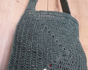 Sac à bandoulière en tricot pour femme, papier fait main, non doublé, quotidien bohème, sac de plage (la couleur de la demande est préparée selon l'option choisie)