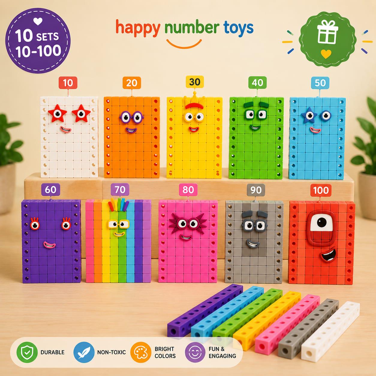 Numberblocks toys 31 40 - Etsy 日本