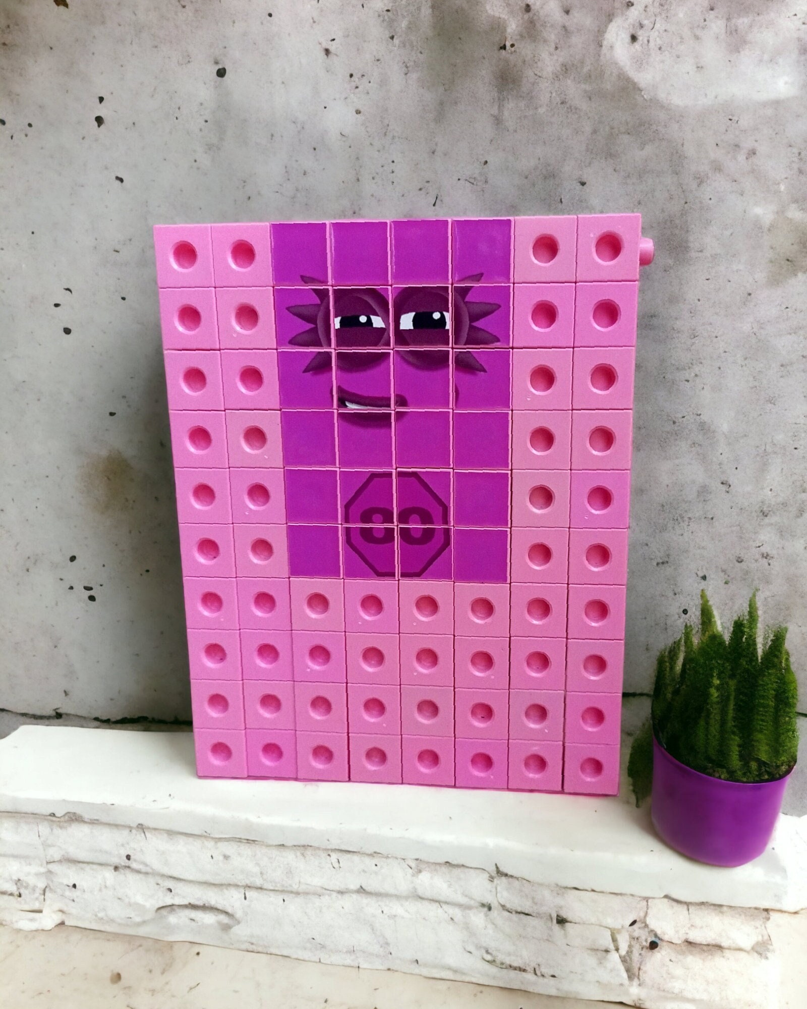 Number Blocks 80 Numara Numberblocks Snapcubes - Etsy