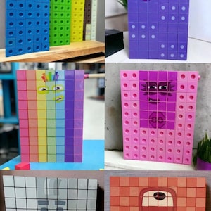 Numberblocks Mathlink Cubes 31 40 - Etsy