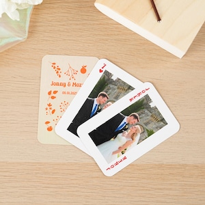 Custom Photo Playing Cards: Personalized Wedding & Party Favors