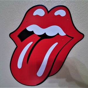 Décoration murale à suspendre Rolling Stones, enseigne