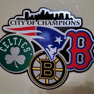 Boston sports teams combo wall décor small.