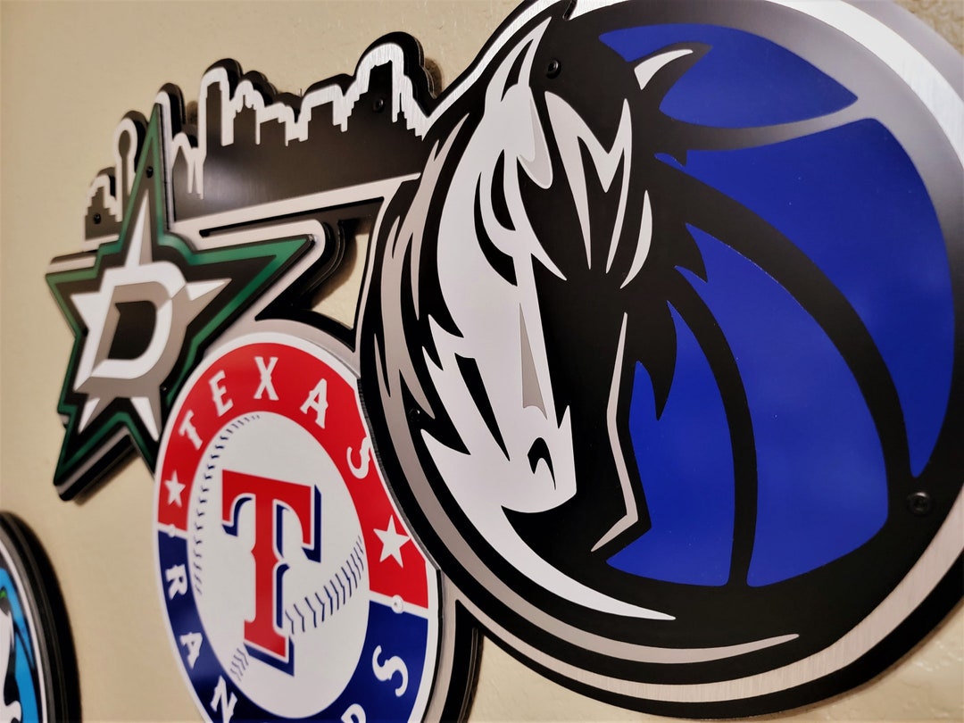 Dallas Sports Teams Wall Décor, Stars, Rangers, Mavs. Etsy