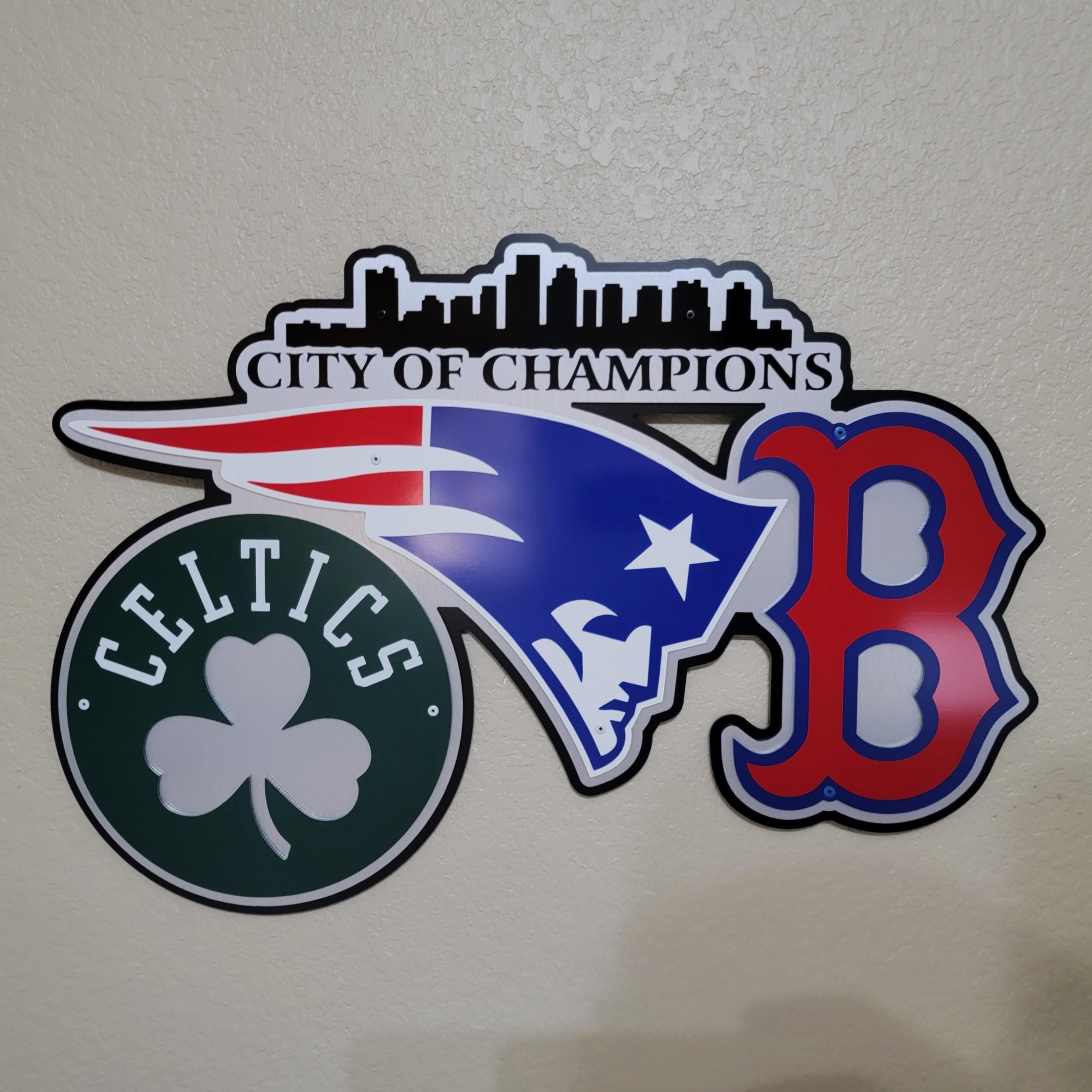 Boston 3 team combo wall décor.