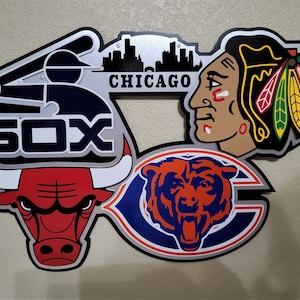 Chicago Sports Teams Combo with SOX wall décor.
