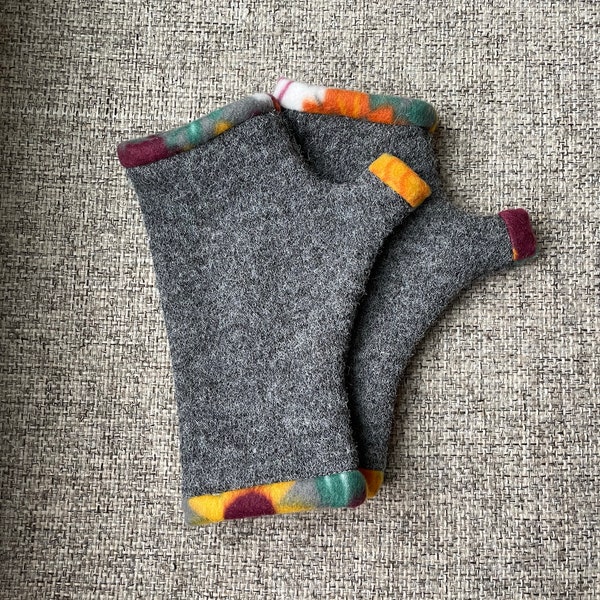 Upcycled Fingerless Gloves