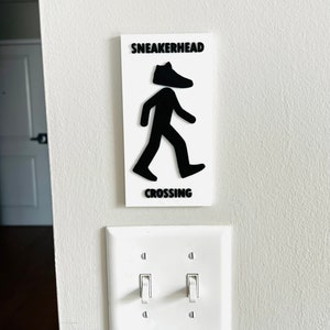 Sneakerhead Crossing - Wall Decor | Sneakerhead Art | 3D Print | Hypebeast Gift | Kiss My Airs | Got &#39;Em | Custom Sneaker Art