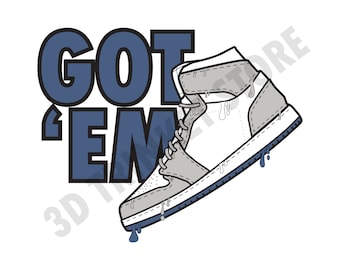 Sneakerhead SVG pour T-shirt, tasses et impressions | Je les ai | Décor de baskets | Fichier d'art numérique | SVG blanc