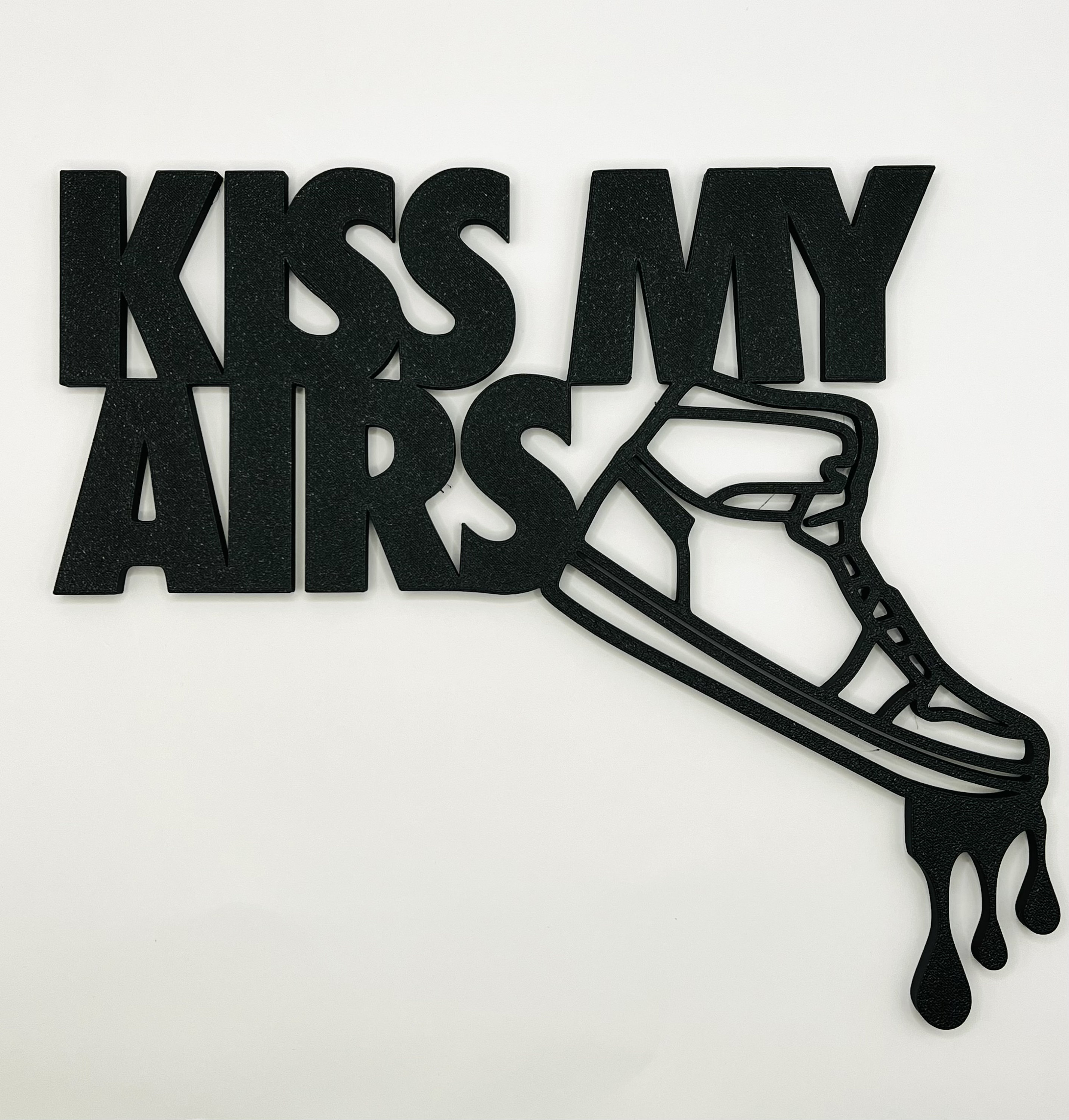 KISS MY AIRS. 玄関マット　ドアマット Kiss My Airs Red Statement Coir Doormat - Funny 75x45cm – OnlyMat