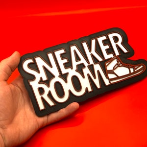 Sneaker Room Wall Hang | Sneakerhead Custom Gift | Hypebeast Gift | Sneaker Decor | Office Decor