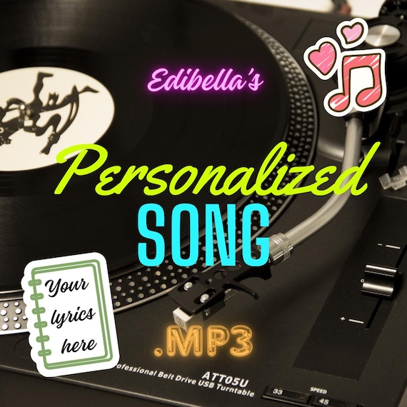 Create a Custom Song | Personalized Song | Custom Lyrics | Personalized Lyrics | Custom Music | Unique Music Gift | MP3 | Digital Download