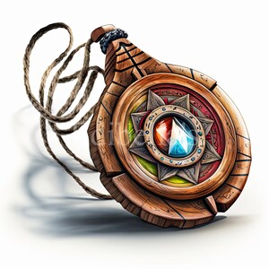 Wooden Talisman | Set of 10 | Clipart Bundle | High Quality Jpegs ...