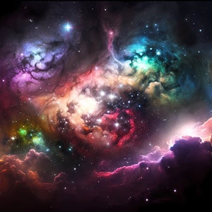 Galaxy Desktop Wallpaper | Set of 10 | Wallpaper Bundle | High Quality PDFs and JPGs | Digital Download | 6656 x 3840 Pixels | Night Stars image 6