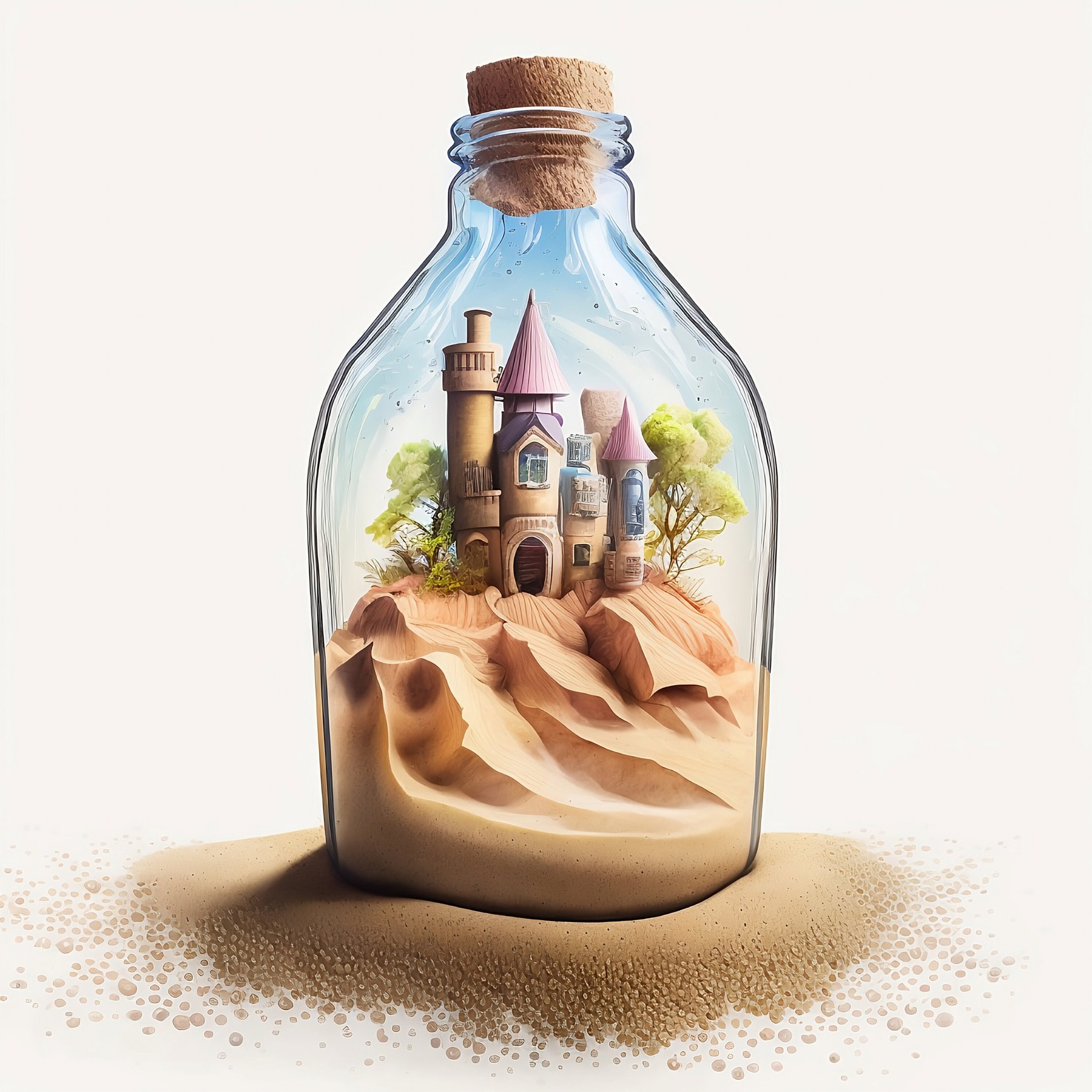 Sand Art Jar Cookies Clipart