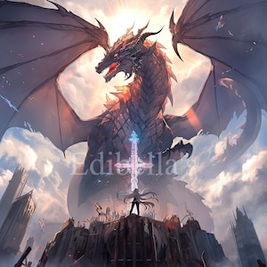 World Dragons / Set di 10 / Pacchetto Clipart / JPEG PNG di alta qualità / Download digitale / USO COMMERCIALE GRATUITO / Creature di bestie mitiche