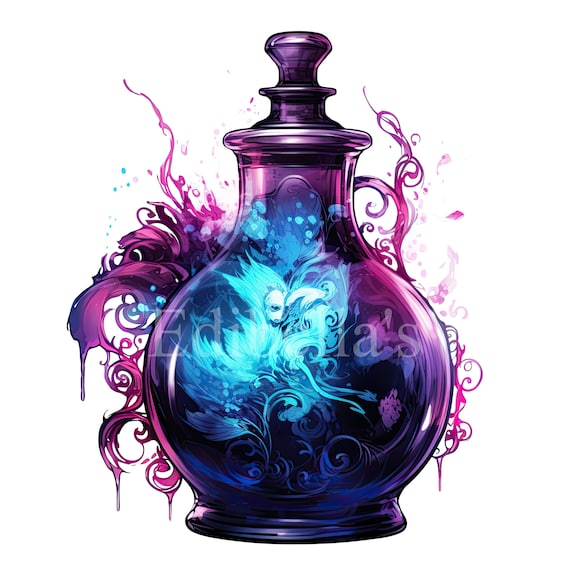 Large Magical Book Pages #1 - Spells Potions Charms Images - Separate  Images Set Clip Art - Digital Printable - Instant Download (1787)