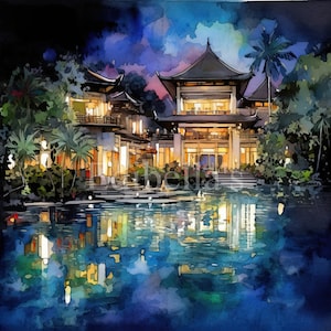 Bali / Set di 10 / Pacchetto Clipart / PNG e JPEG di alta qualità / Download digitale / USO COMMERCIALE GRATUITO / Tanah Ubud Sanur Tegalalang Nusa