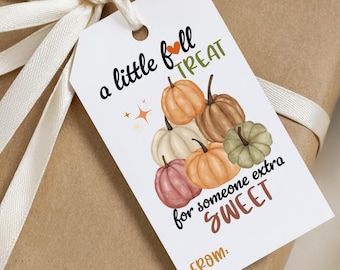 Höstgodisetikett, höstuppskattningsetikett, höstetikett för läraruppskattning, presentetikett för Thanksgiving, höstpumpaetiketter, hösttackpresentetikett