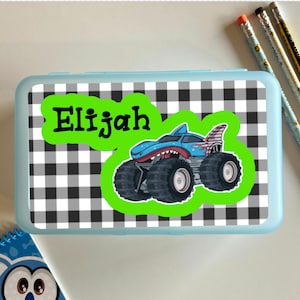 Personalized Pencil Box,School Pencil Box,Back to School,Boys Pencil Box,Water Resistant Label