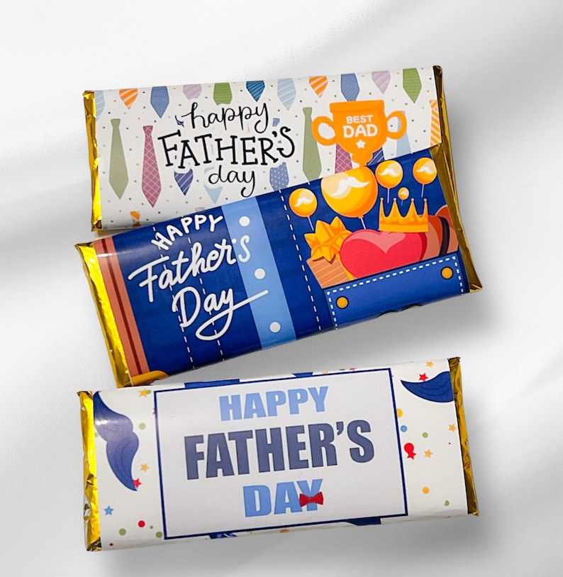 Set of 12 Personalized Hershey's Father's Day Chocolate Bars, Milk — free download