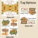 Printed Autumn Fall Treat Bag Topper,treat Tag and Bags, Fall Treat ...
