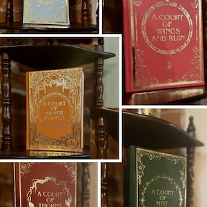 Handmade ACOTAR  Series Rebound- A Court of Thorns and Roses Series- All Five Books of ACOTAR rebounded by Sarah J. Maas
