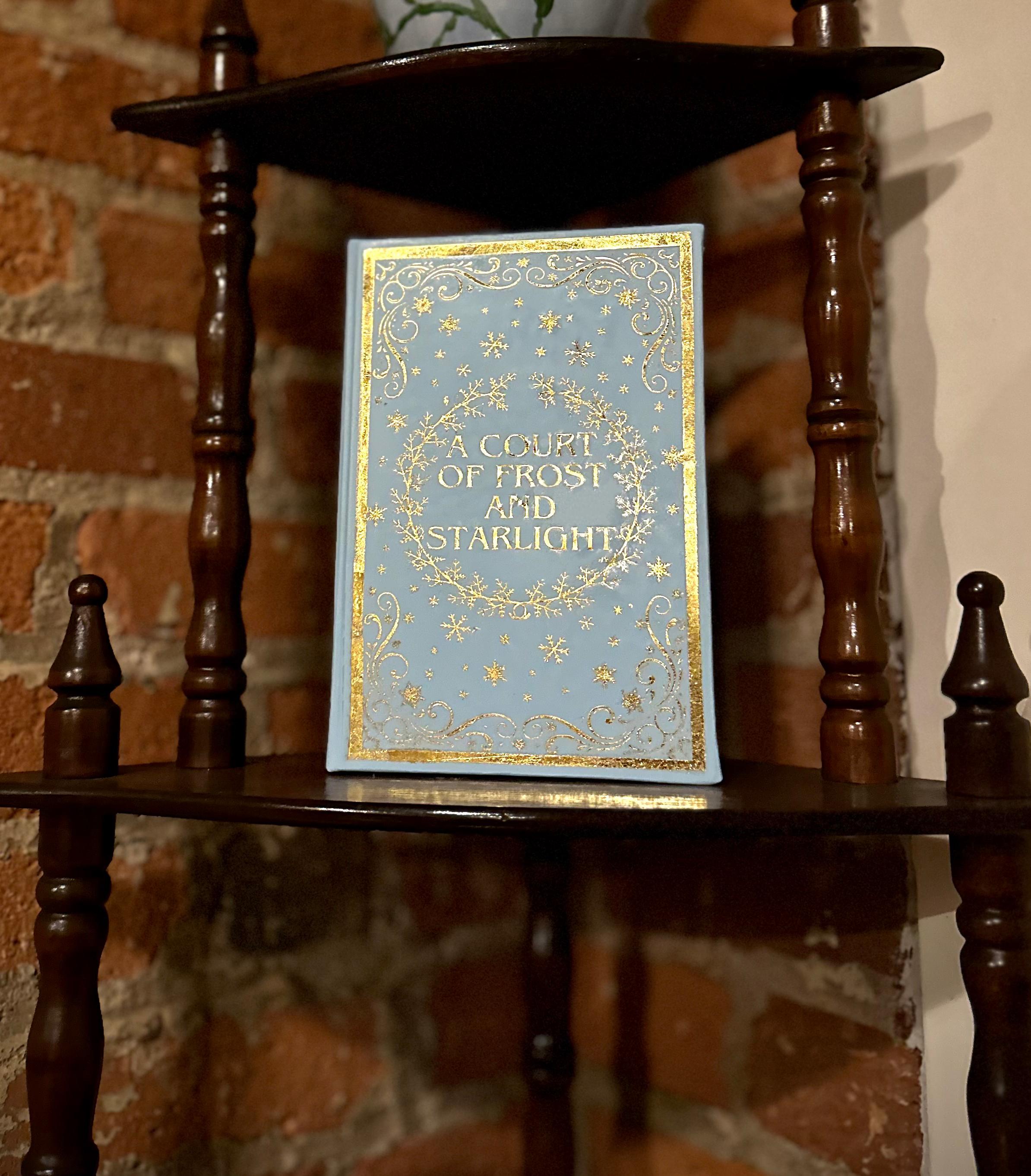 Bookbind Blue A Court of Frost and Starlight Acotar by Sarah J Maas-custom Bookbind ...