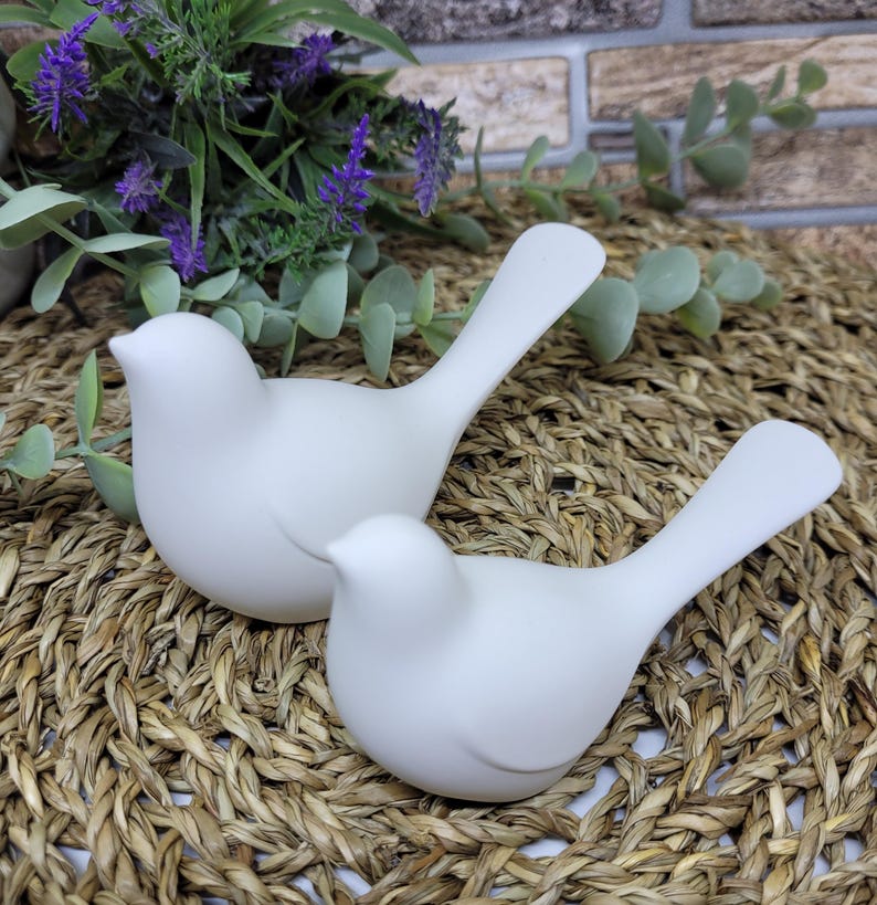 Bird / birds hand-cast, individually or as a set, home decoration, spring, Easter, gift, souvenir, Easter decoration, Raysin image 4