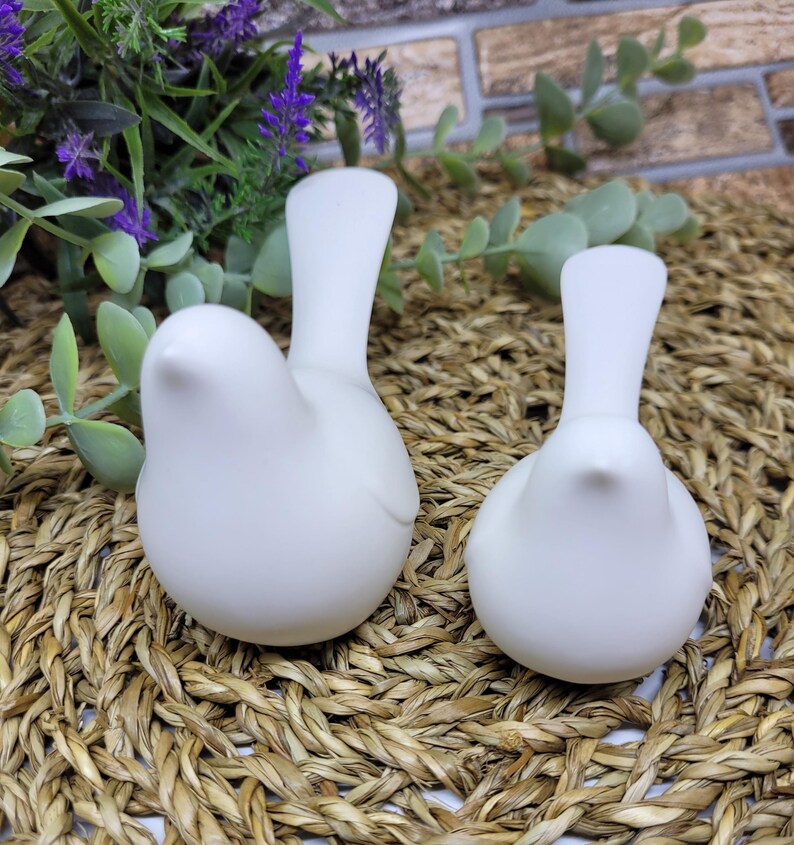 Bird / birds hand-cast, individually or as a set, home decoration, spring, Easter, gift, souvenir, Easter decoration, Raysin image 3
