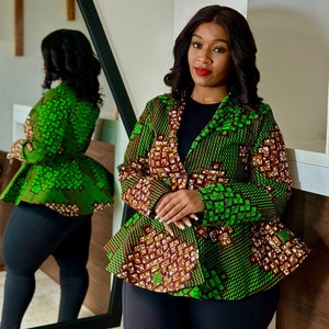 Buy Ankara Peplum Top Online In India -  India