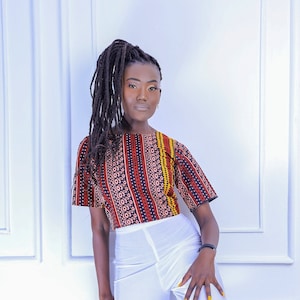 African Print Women&#39;s Top, Ankara Top, African Top for Women, African Fashion, African Clothing, African Print Top
