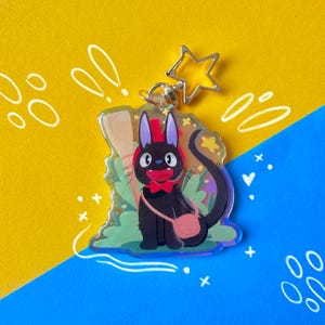 Jiji | Studio Ghibli Kiki&#39;s Delivery Service | Keychain Charm