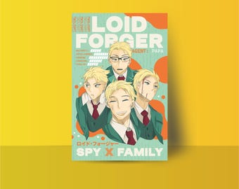 Loid Forger, Spy X Family Art Print Poster (11x17)