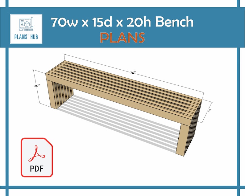 Simple DIY Bench Instructions – Beginner Friendly! - Etsy
