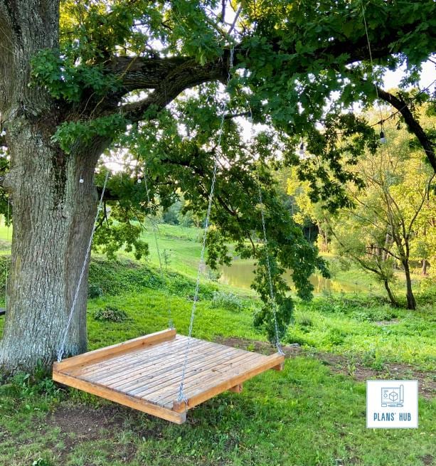 Columpio grande para exteriores: planos para tu patio trasero
