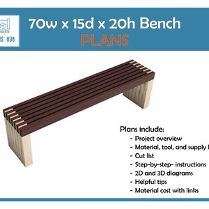 Simple DIY Bench Instructions – Beginner Friendly! - Etsy