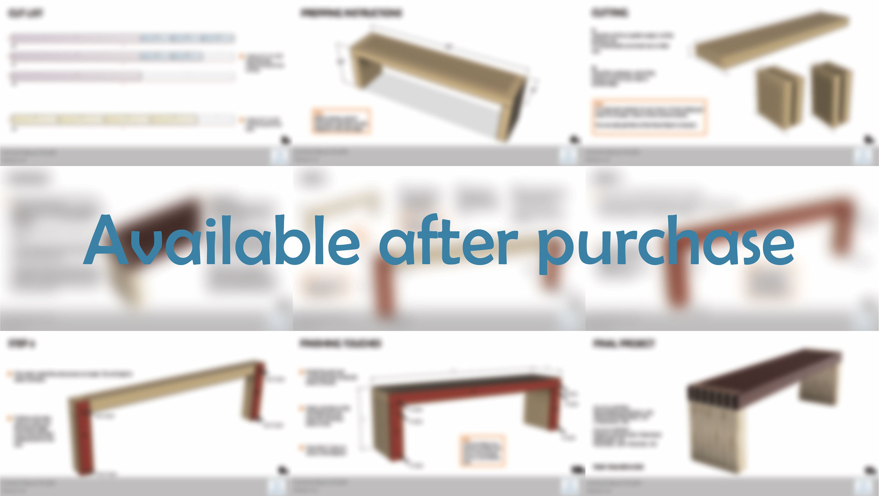 Simple DIY Bench Instructions – Beginner Friendly! - Etsy