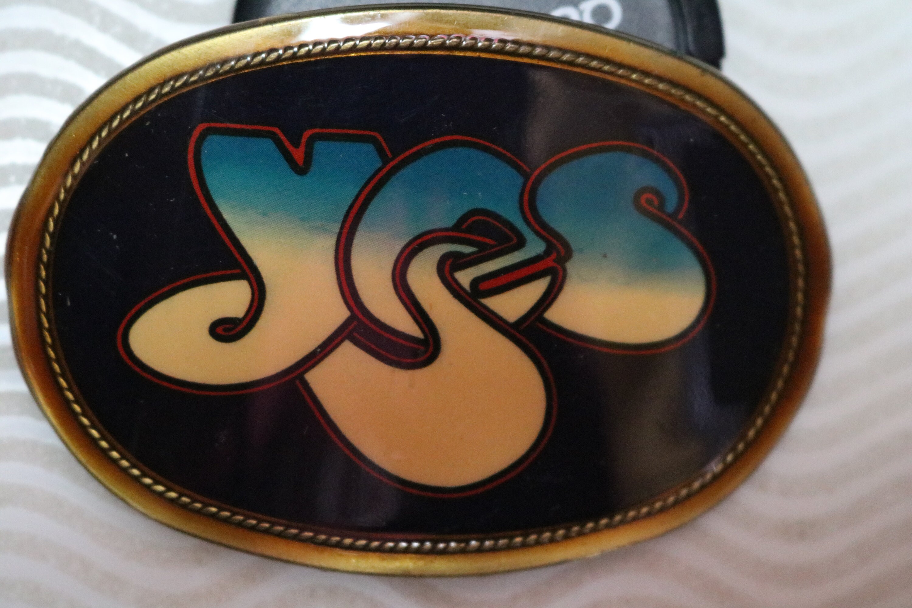 Vintage NOS Yes Belt Buckle 1977 Pacifica Mfg Roger Dean Etsy