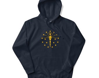 Indiana State Flag Hoodie
