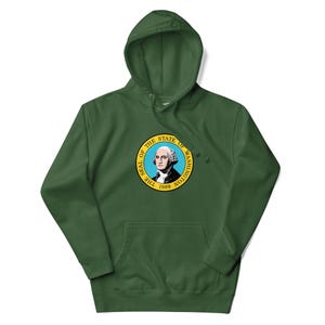 Washington State Flag Unisex Hoodie