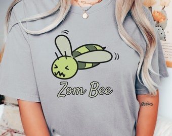 The Zom Bee Comfort Colors Shirt, Gift this Funny Zombie Beekeeping Pun T-Shirt to your Friends!