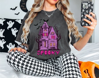 The Spooky Haunted House Shirt, Haunted Shirt, Gift This Cute Scary Shirt to Your Haunted Homies This Fall!