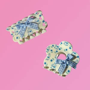 Valentine&#39;s Day Kawaii Bow Love Bunny Coquette Hair Claws