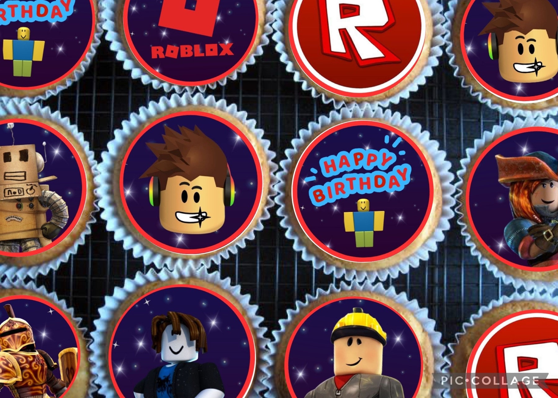 Roblox Logo 228-674 Cupcake Topper