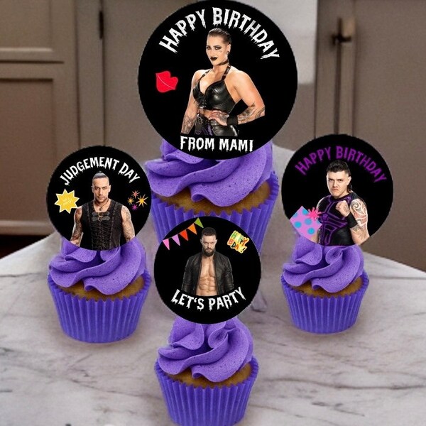 WWE Cupcake Toppers, essbare WWE Cupcake Toppers, essbare WWE Cupcake Toppers, essbare WWE Cupcake Toppers, essbare WWE Cupcake Toppers, essbare WWE Cupcake Toppers, essbare WWE Kuchen Toppers,