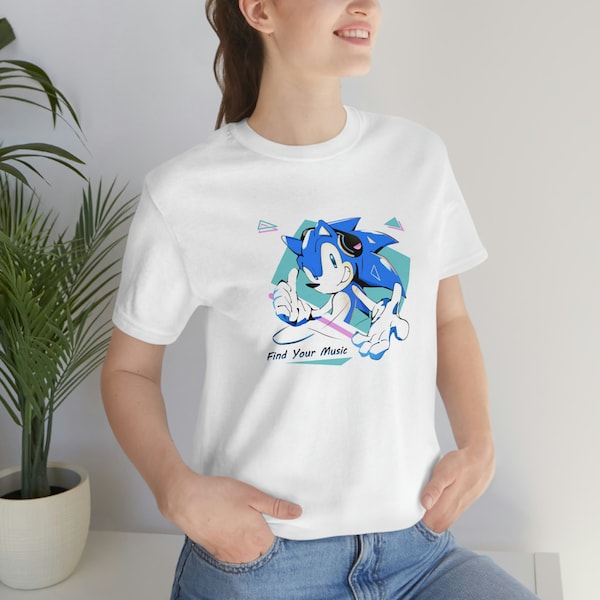 Sonic Shirt, Sonic the Hedgehog Shirt, Sonic Miku Shirt, Gift for Anime Fans, Sonic Lover Shirt, Sonic Gift