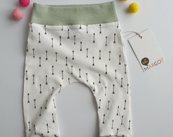 BABY/TODDLER LEGGINGS | arrows 0-4 years | baby trousers | handmade trousers | new baby gift | handmade to order